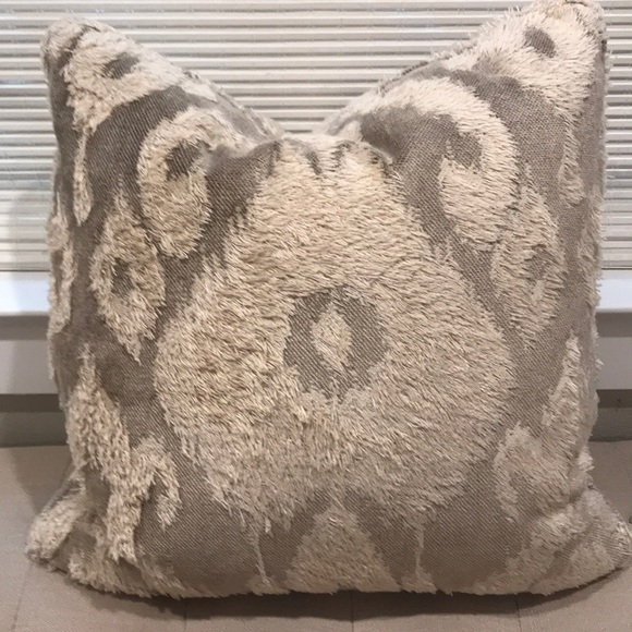 Other - 18” Square Shaggy Ikat Down Filled Pillow